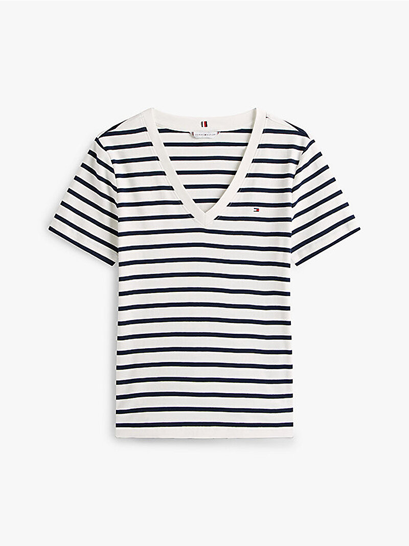 Kadın Slim Cody V-neck T-shirt Çok renkli WW0WW4058403L