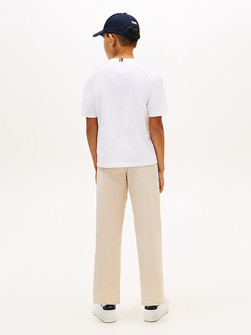 Erkek Çocuk 3D Graphic T-shirt Beyaz KB0KB102670K4