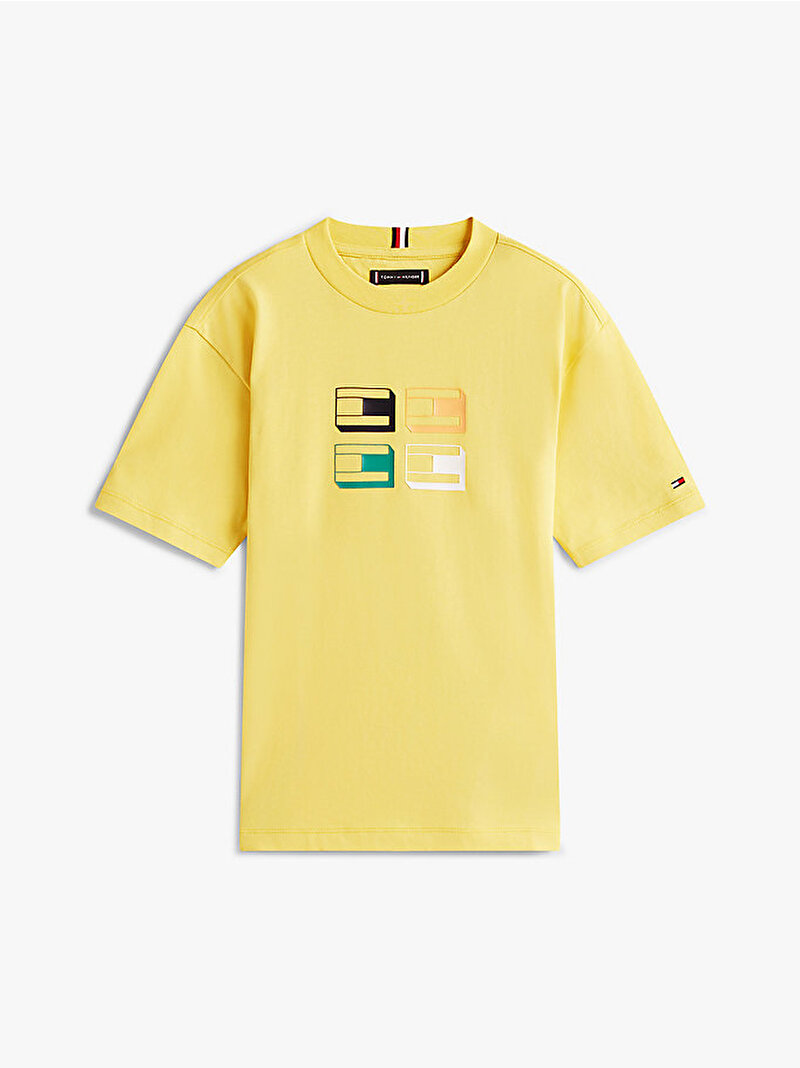 Erkek Çocuk 3D Graphic T-shirt Sarı KB0KB10267ZGP