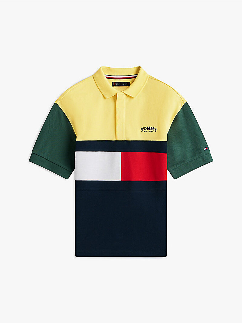 Erkek Çocuk Monotype Coloblock Polo T-shirt Çok renkli KB0KB10413ZGP