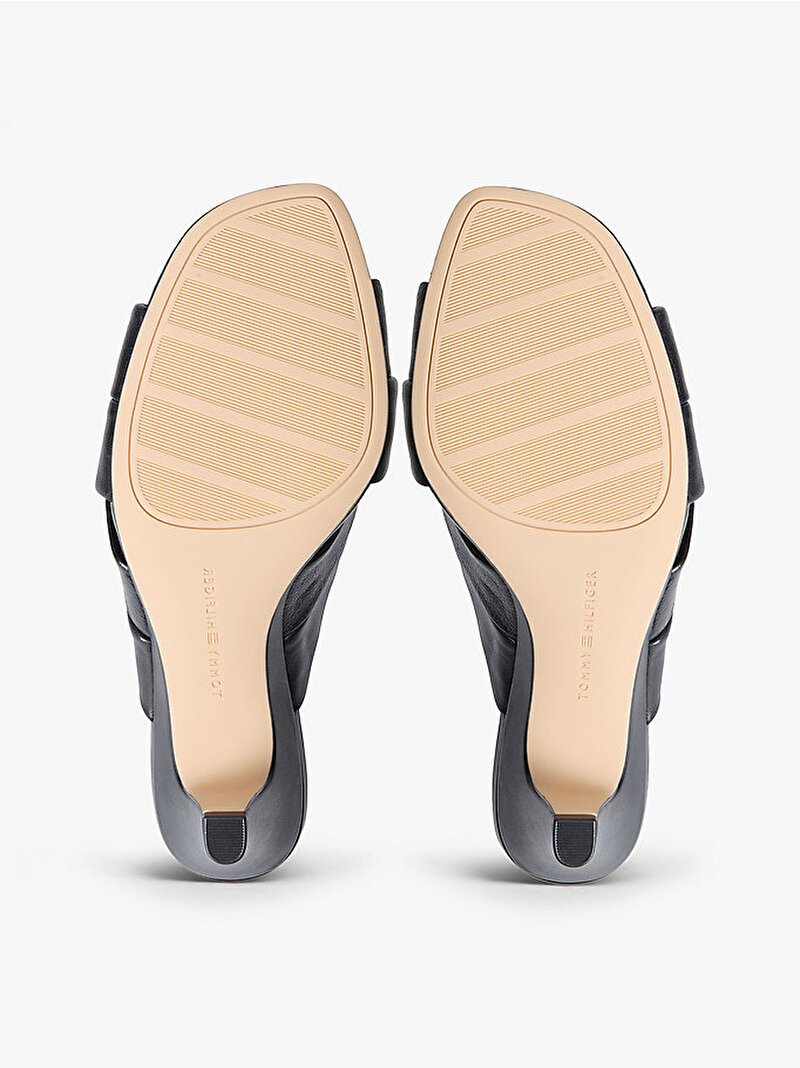 Kadın Elevated Mid Topuklu Terlik Siyah FW0FW09278BDS