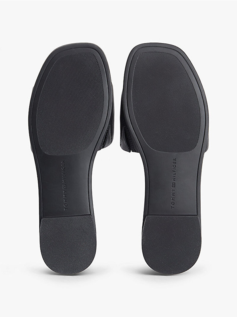 Kadın TH Logo Hardware Terlik Siyah FW0FW09292BDS