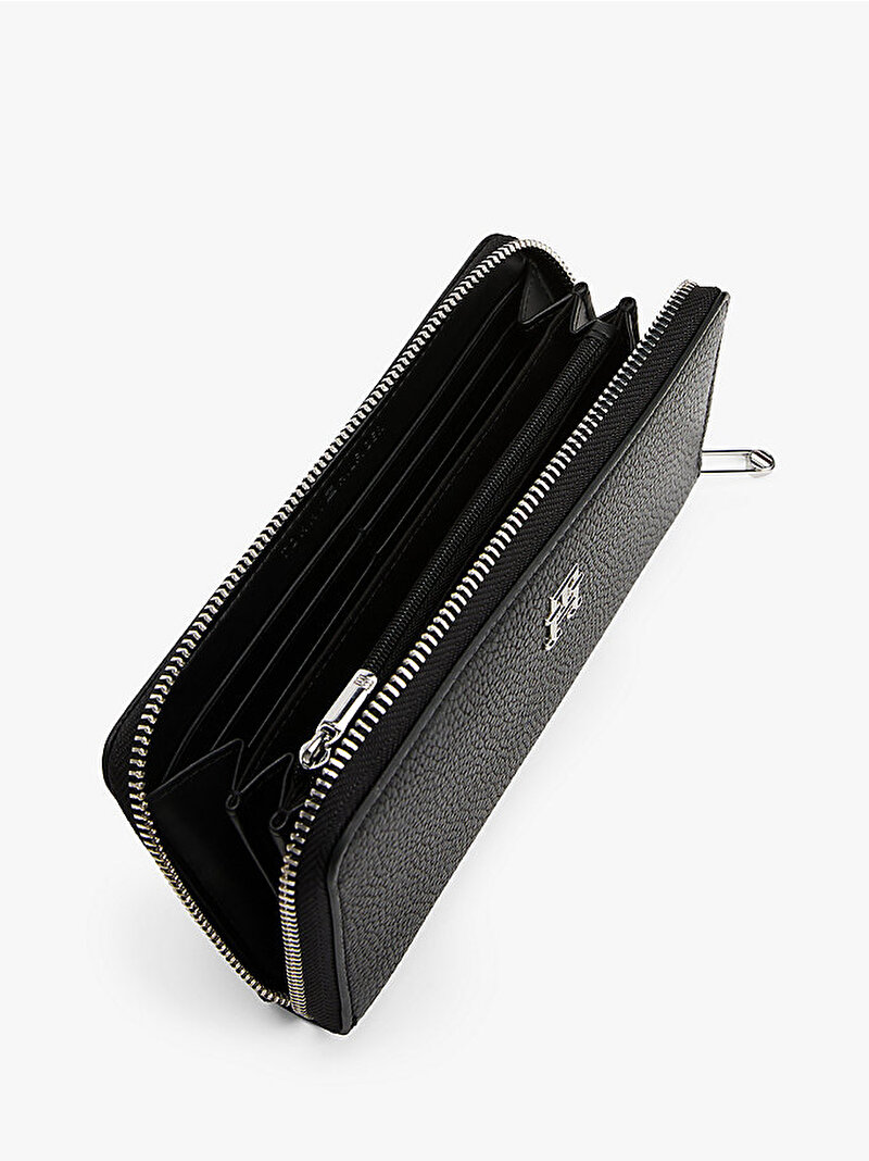 Kadın TH Emblem Large Cüzdan Siyah AW0AW15181BDS
