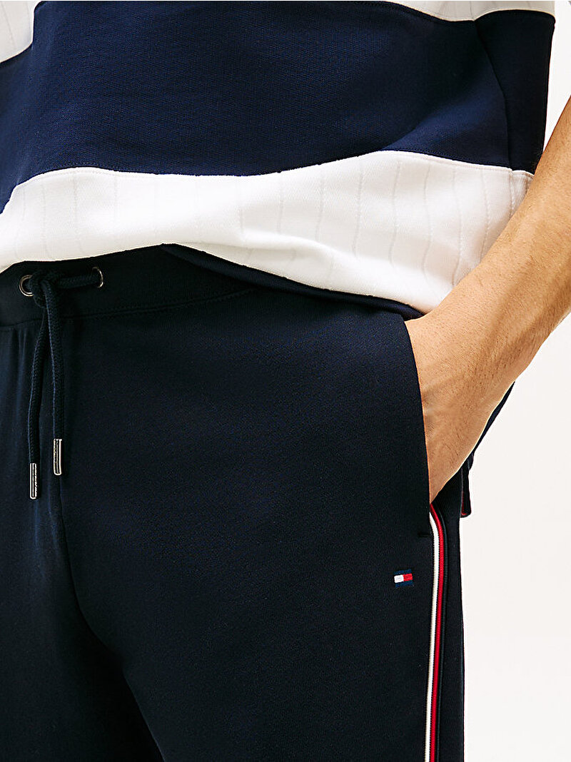 Erkek Global Stripe Eşofman Altı Lacivert MW0MW42882DW5