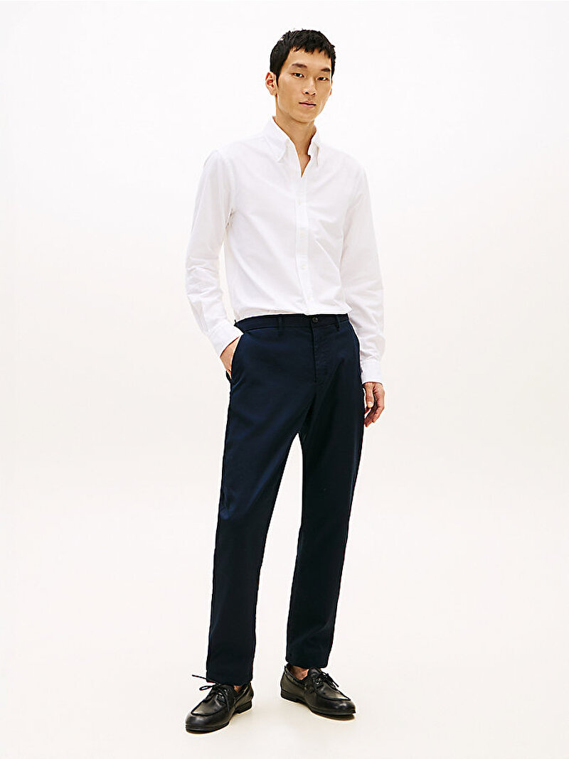 Erkek Oxford Solid Gömlek Beyaz MW0MW39754YCF