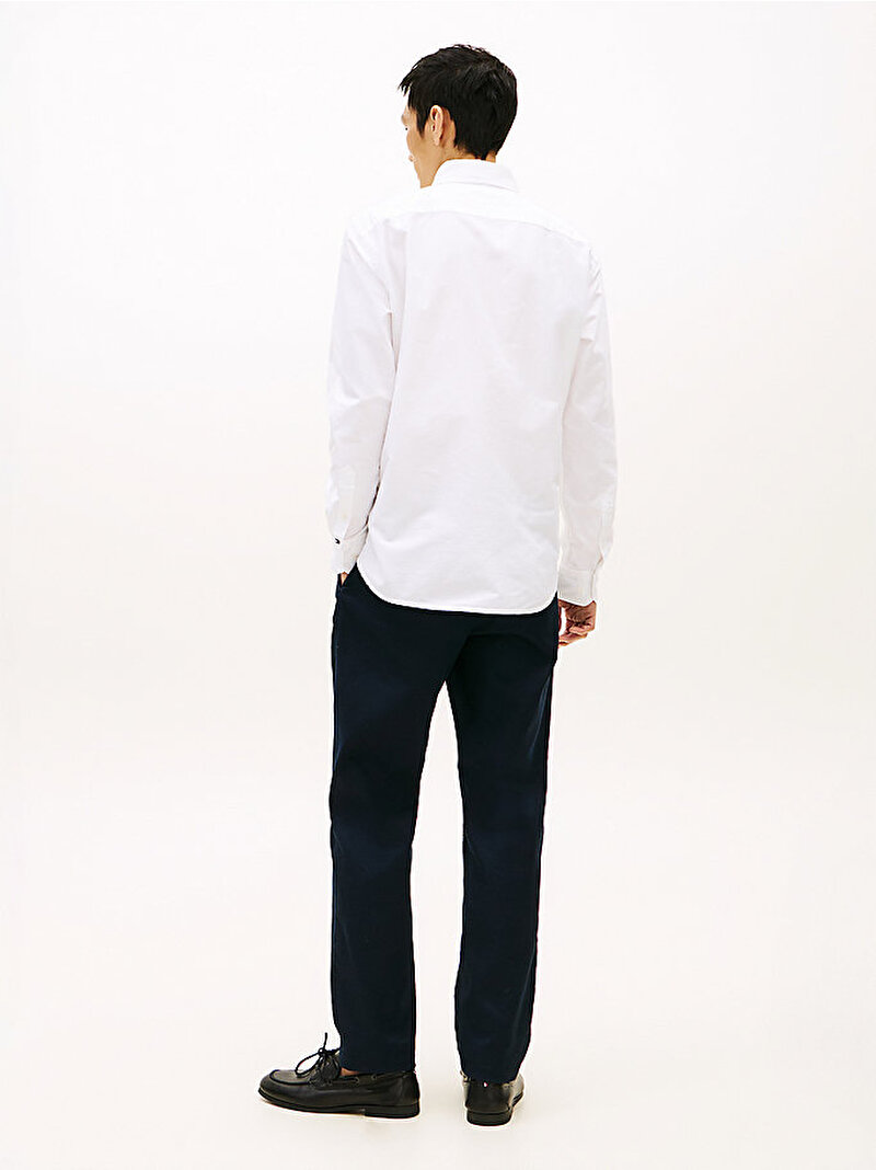 Erkek Oxford Solid Gömlek Beyaz MW0MW39754YCF