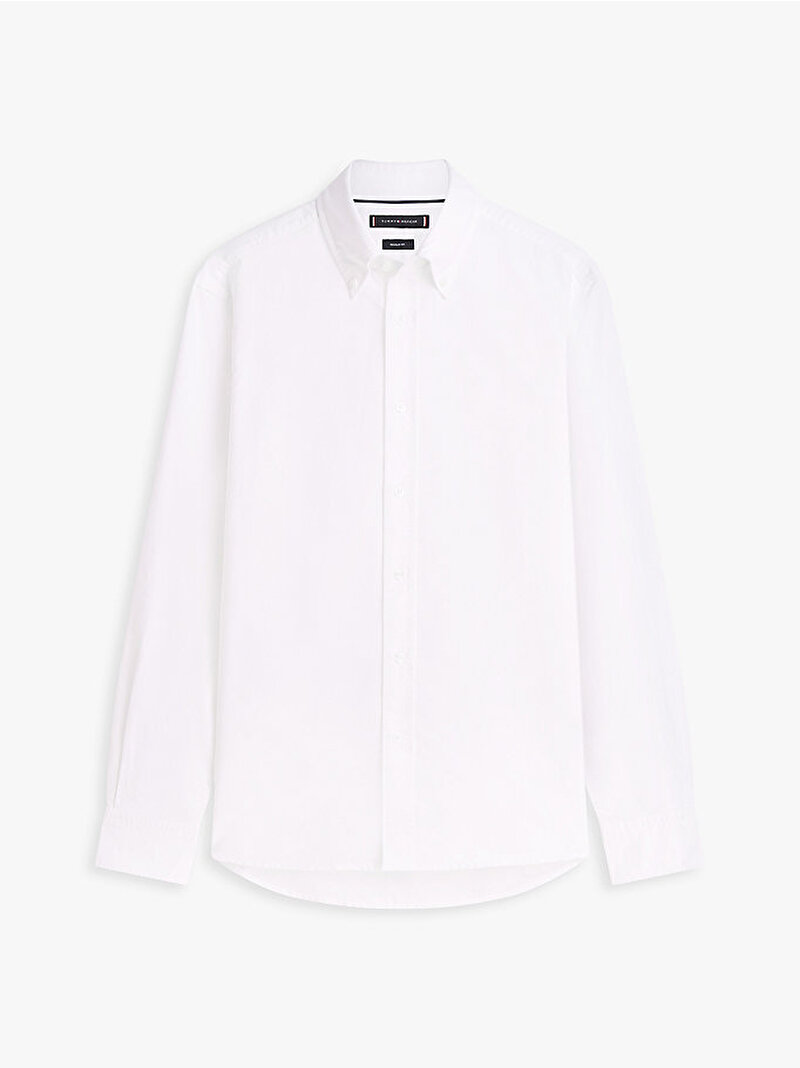 Erkek Oxford Solid Gömlek Beyaz MW0MW39754YCF