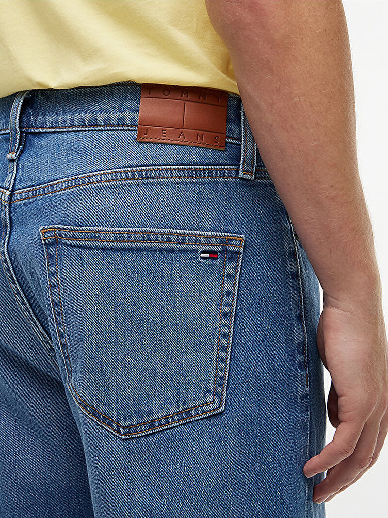 Erkek Otis Straight Jean Pantolon Mavi DM0DM234021A5