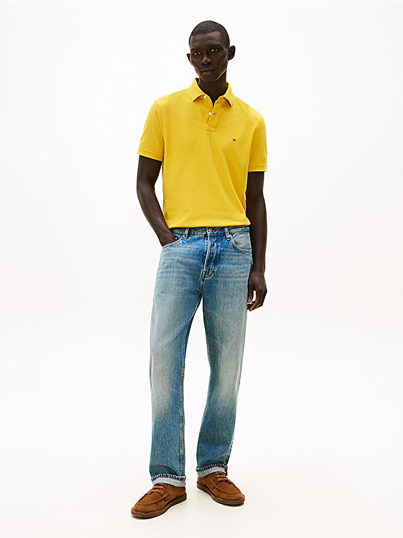 Erkek 1985 Regular Polo T-shirt Sarı MW0MW17770ZGX