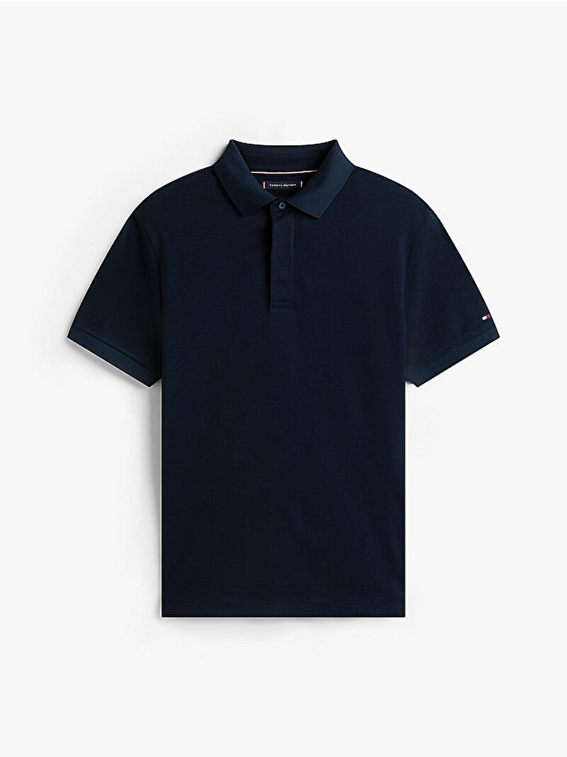 Erkek Hidden Placket Regular Polo T-shirt Lacivert MW0MW41513DW5