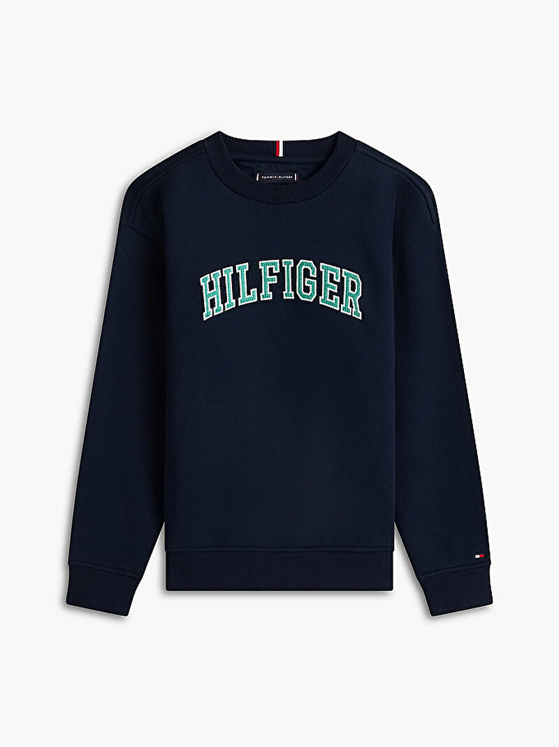 Erkek Çocuk Hilfiger Varsity Sweatshirt Lacivert KB0KB10404C1G