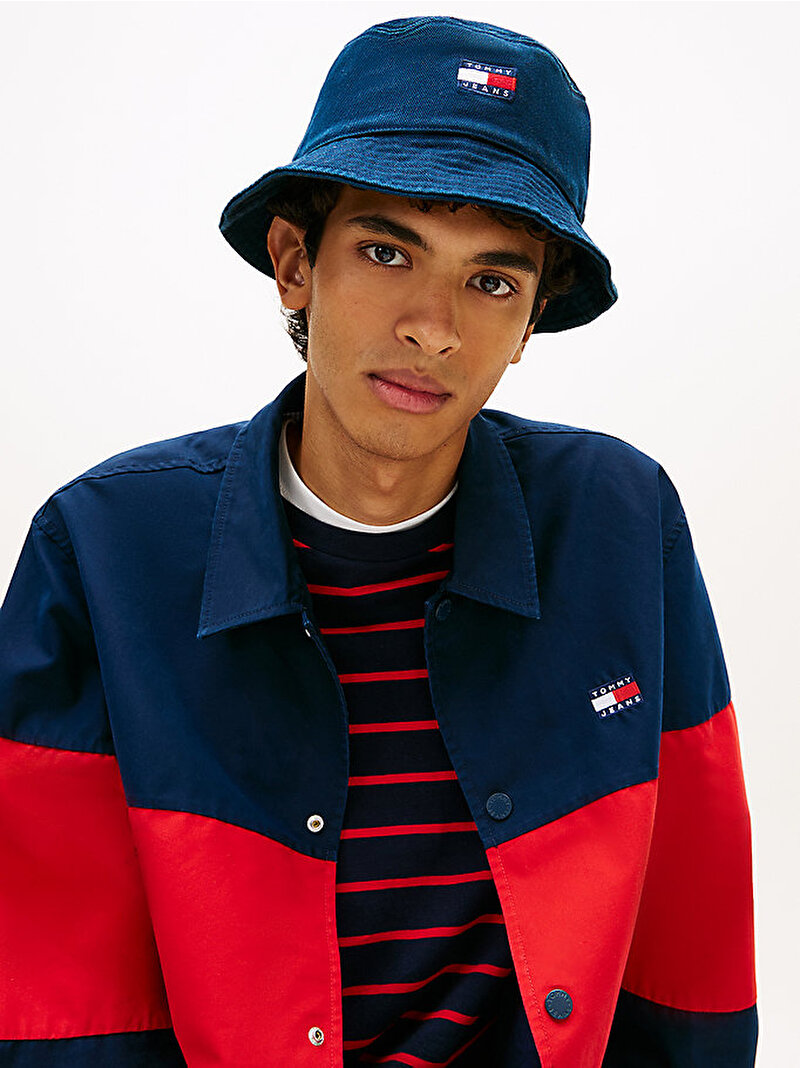 Erkek TJM Heritage Washed Bucket Şapka Lacivert AM0AM14267C1G