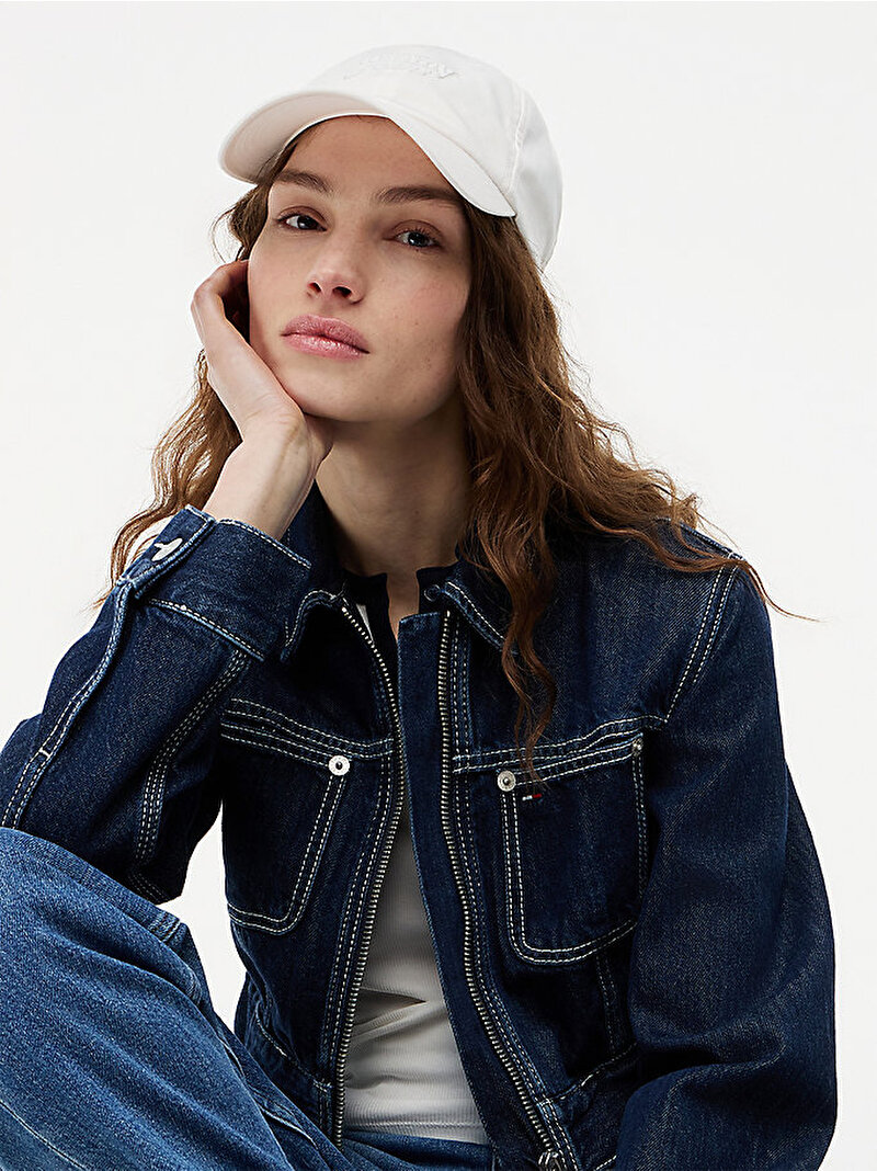 Kadın TJW Logo Şapka Beyaz AW0AW18358YBH