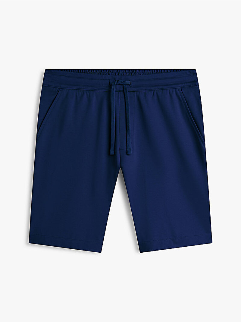 Erkek Interlock Şort Lacivert MW0MW42884DCC