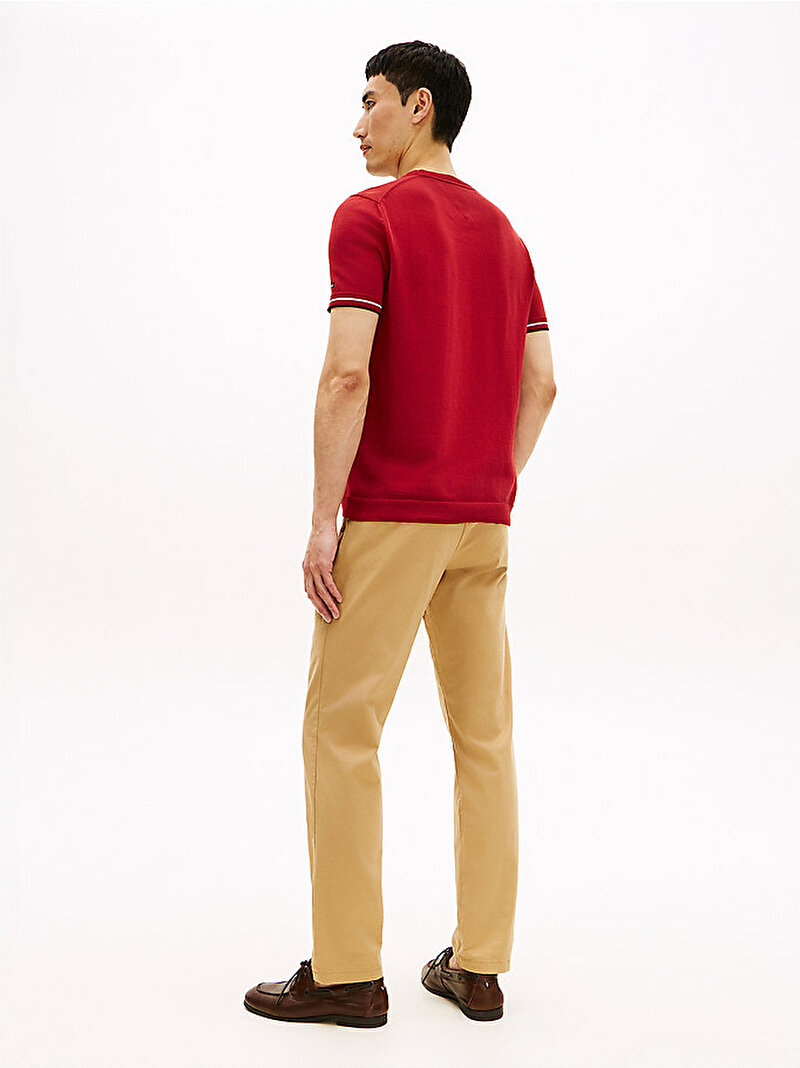 Erkek DC Tech Cotton T-shirt Kırmızı MW0MW42676XMO