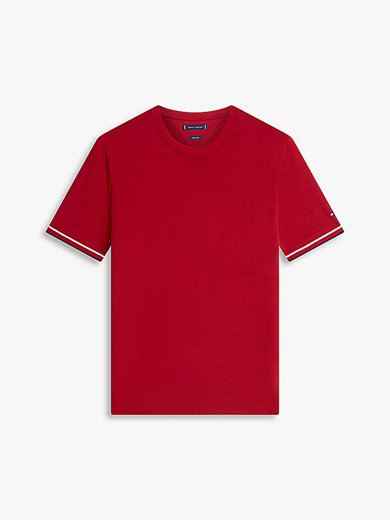 Erkek DC Tech Cotton T-shirt Kırmızı MW0MW42676XMO