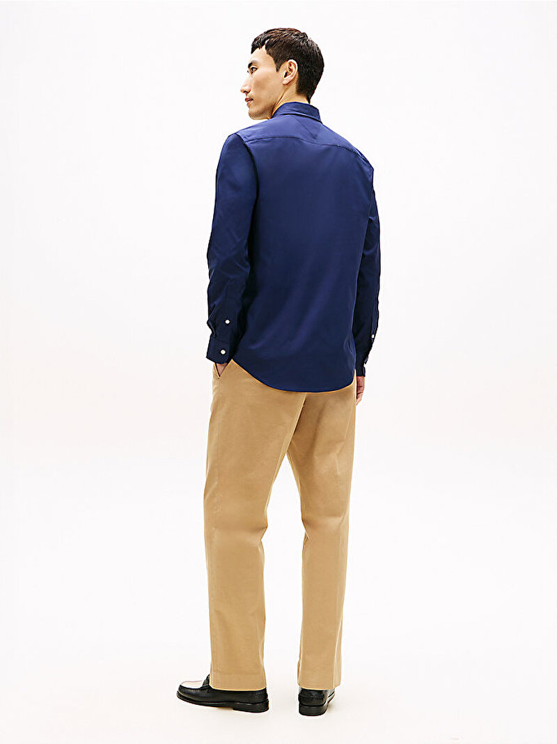 Erkek Performance Poplin Gömlek Lacivert MW0MW41769DCC