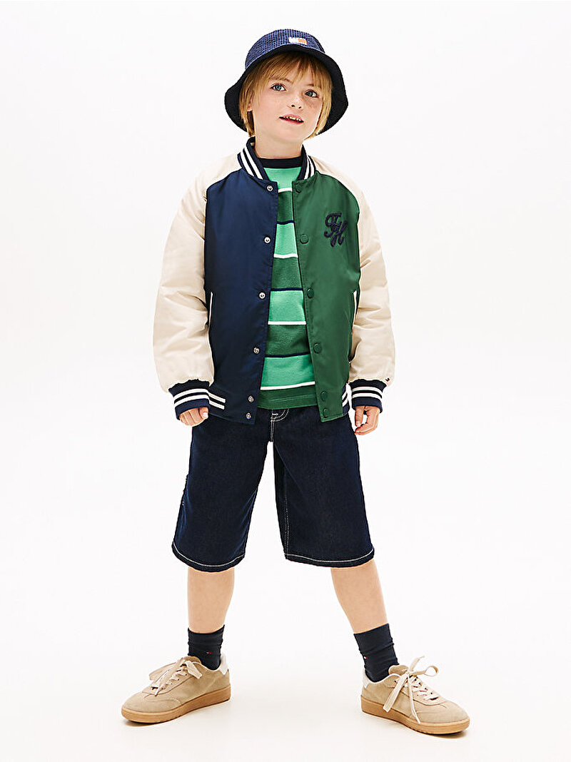 Erkek Çocuk TH Graphic Bomber Ceket Lacivert KB0KB10215C1G