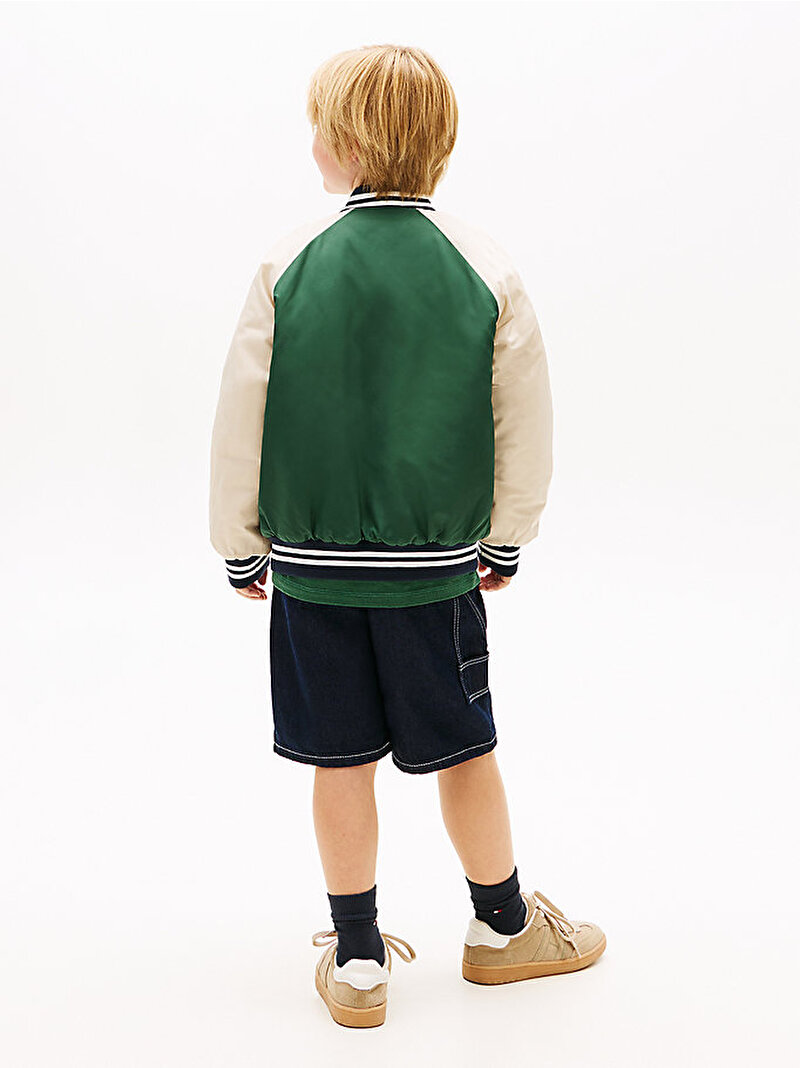 Erkek Çocuk TH Graphic Bomber Ceket Lacivert KB0KB10215C1G