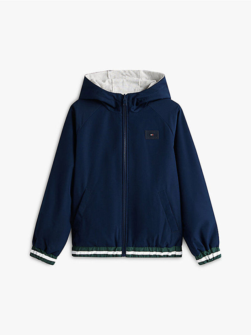 Erkek Çocuk Tommy Hilfiger Reversible Rüzgarlık Ceket Lacivert KB0KB10380C1G