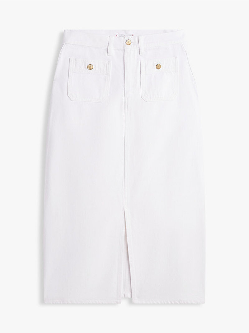 Kadın Denim Etek Beyaz WW0WW48607YCF