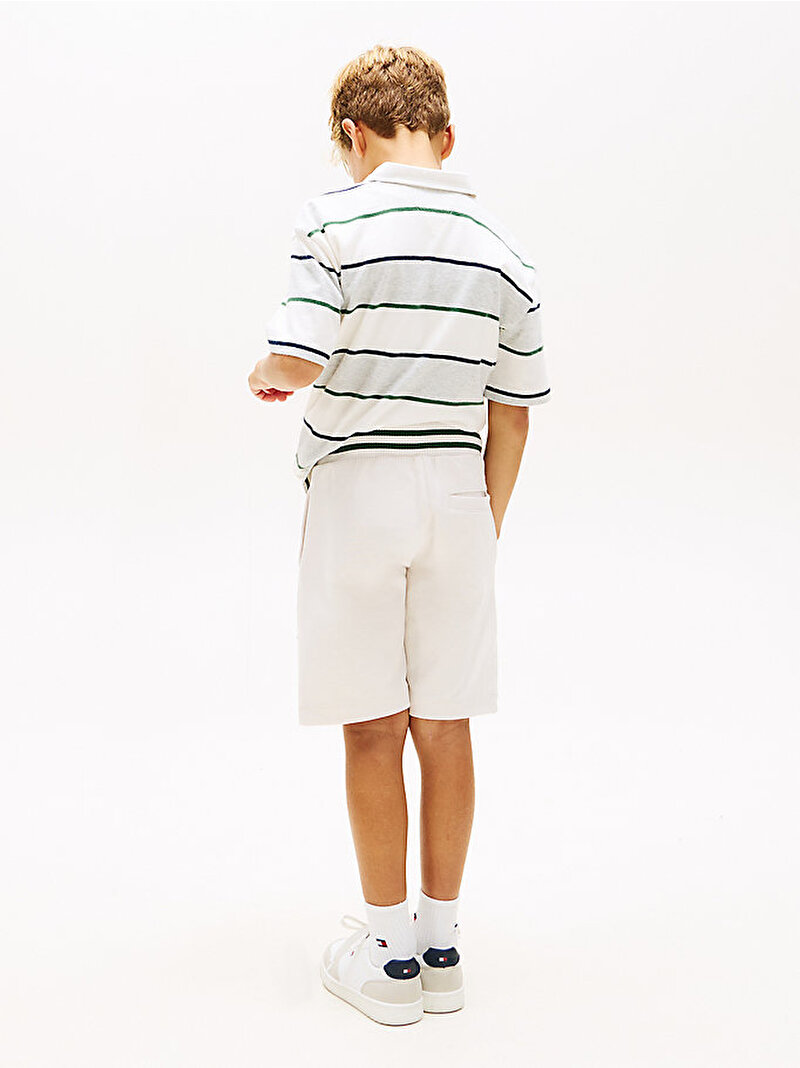 Erkek Çocuk TH Graphic Şort Beyaz KB0KB10424YBH