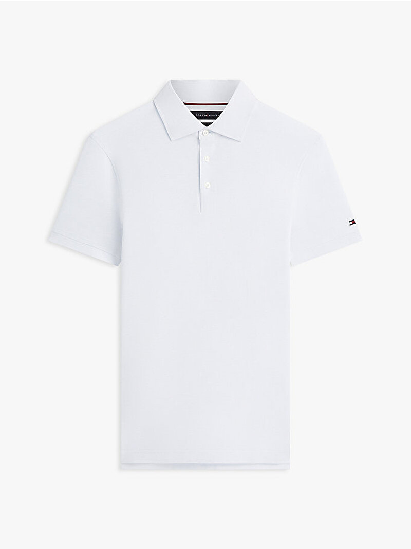 Erkek Wide Spread Collat Polo T-shirt Mavi MW0MW39768C1O