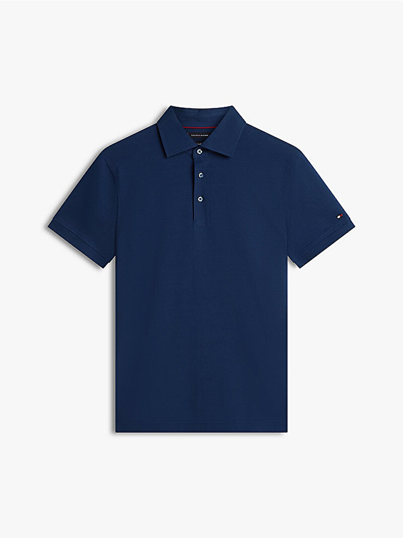 Erkek Wide Spread Collat Polo T-shirt Lacivert MW0MW39768DCA