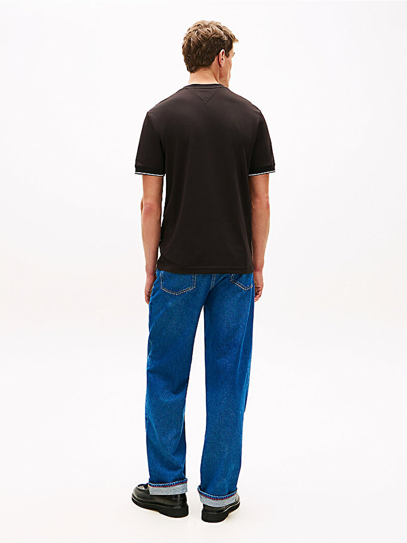 Erkek Performance Tipped T-shirt Siyah MW0MW38626BDS