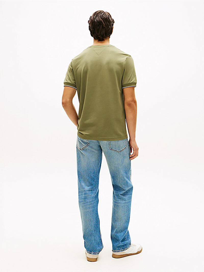 Erkek Performance Tipped T-shirt Yeşil MW0MW38626MSX