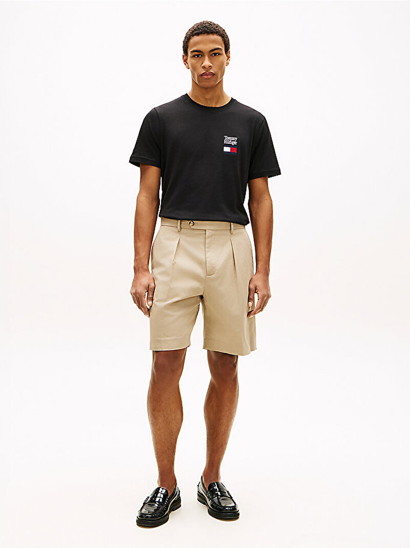 Erkek Brand Love Text T-shirt Siyah MW0MW42367BDS