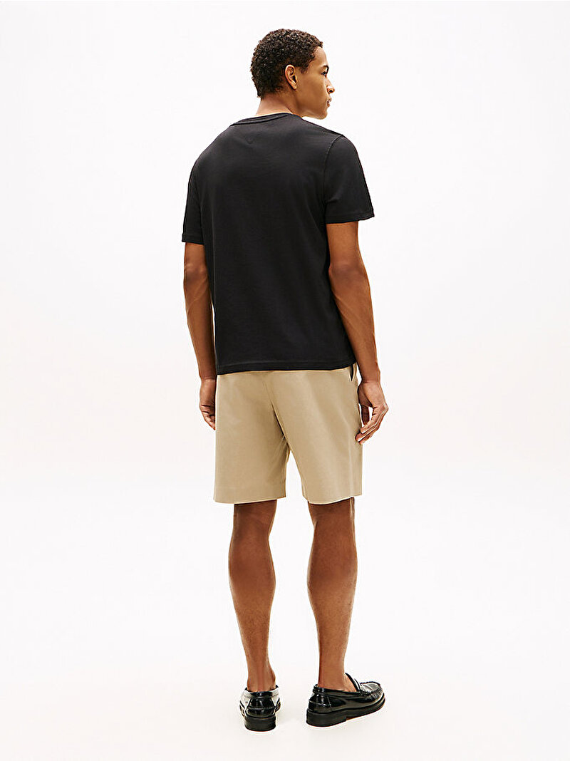 Erkek Brand Love Text T-shirt Siyah MW0MW42367BDS