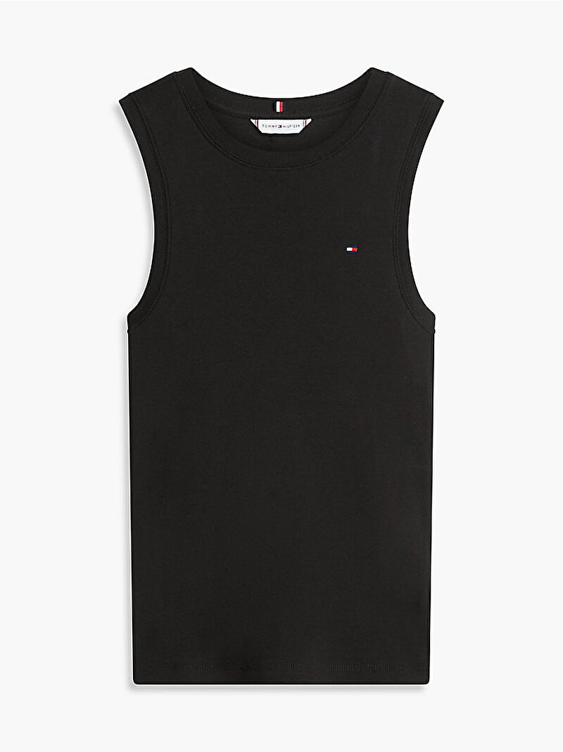 Kadın Slim Cody C-neck Tank Top Siyah WW0WW47806BDS