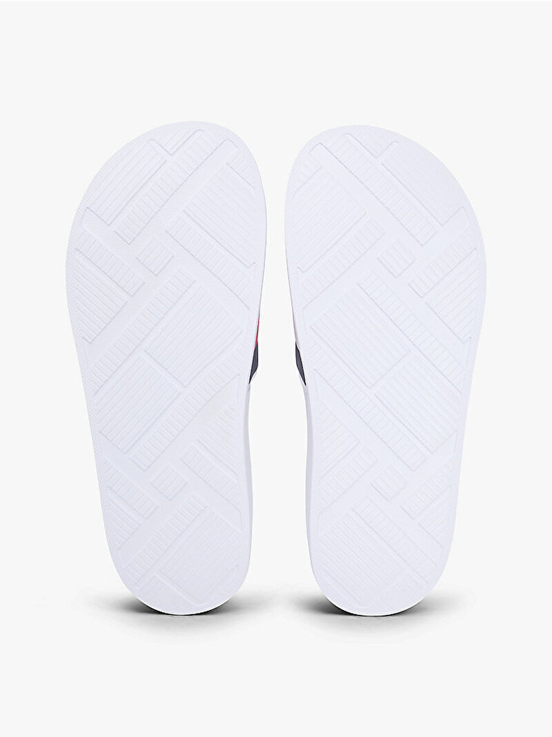 Erkek Core Hilfiger Flag Terlik Beyaz FM0FM05798YBS