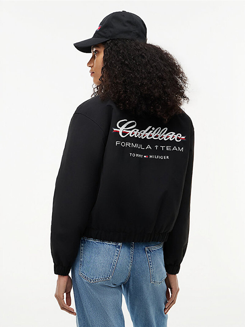 Kadın TH X CF1 Logo Ceket Siyah WW0WW52140BDS