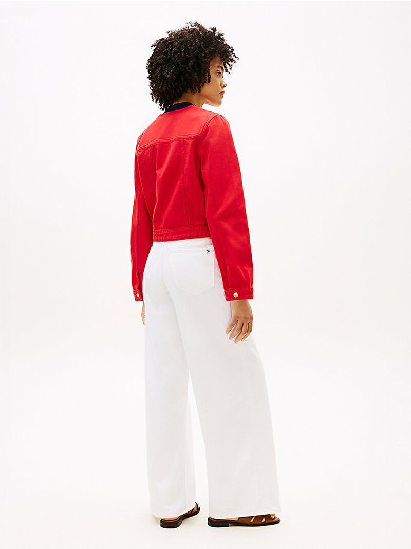 Kadın Denim Lady Ceket Kırmızı WW0WW48591SNE