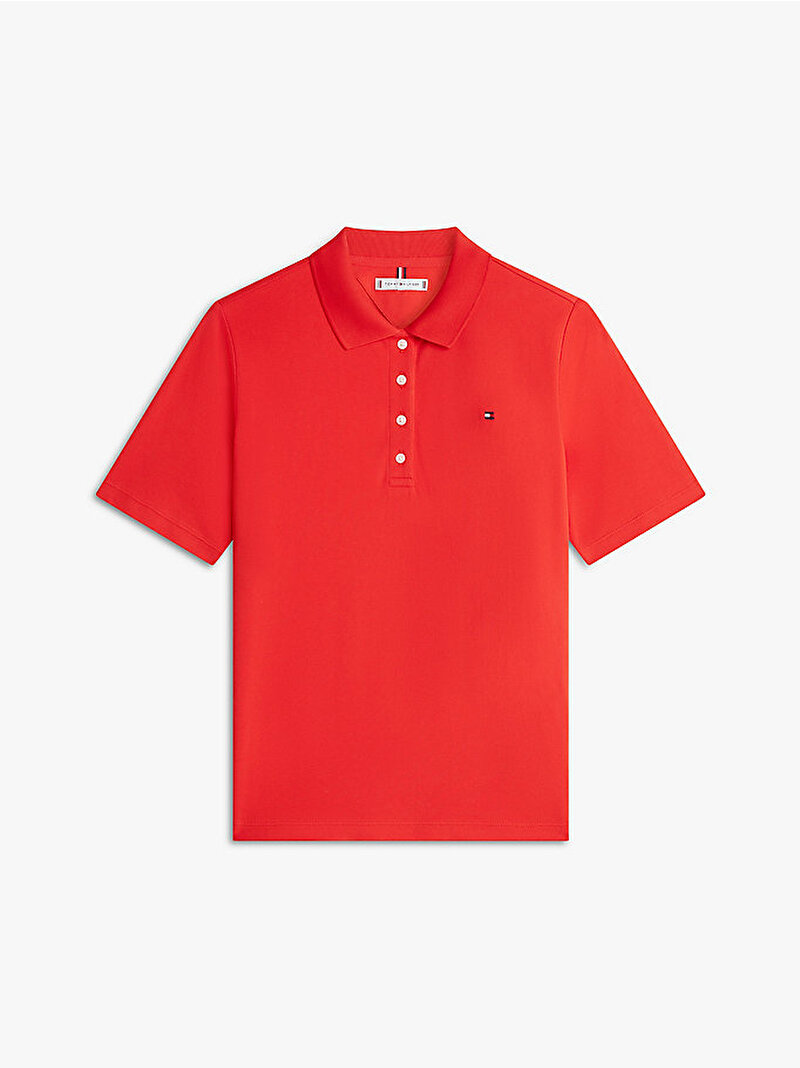 Kadın 1985 Regular Pique Polo T-shirt Kırmızı WW0WW43224SNE