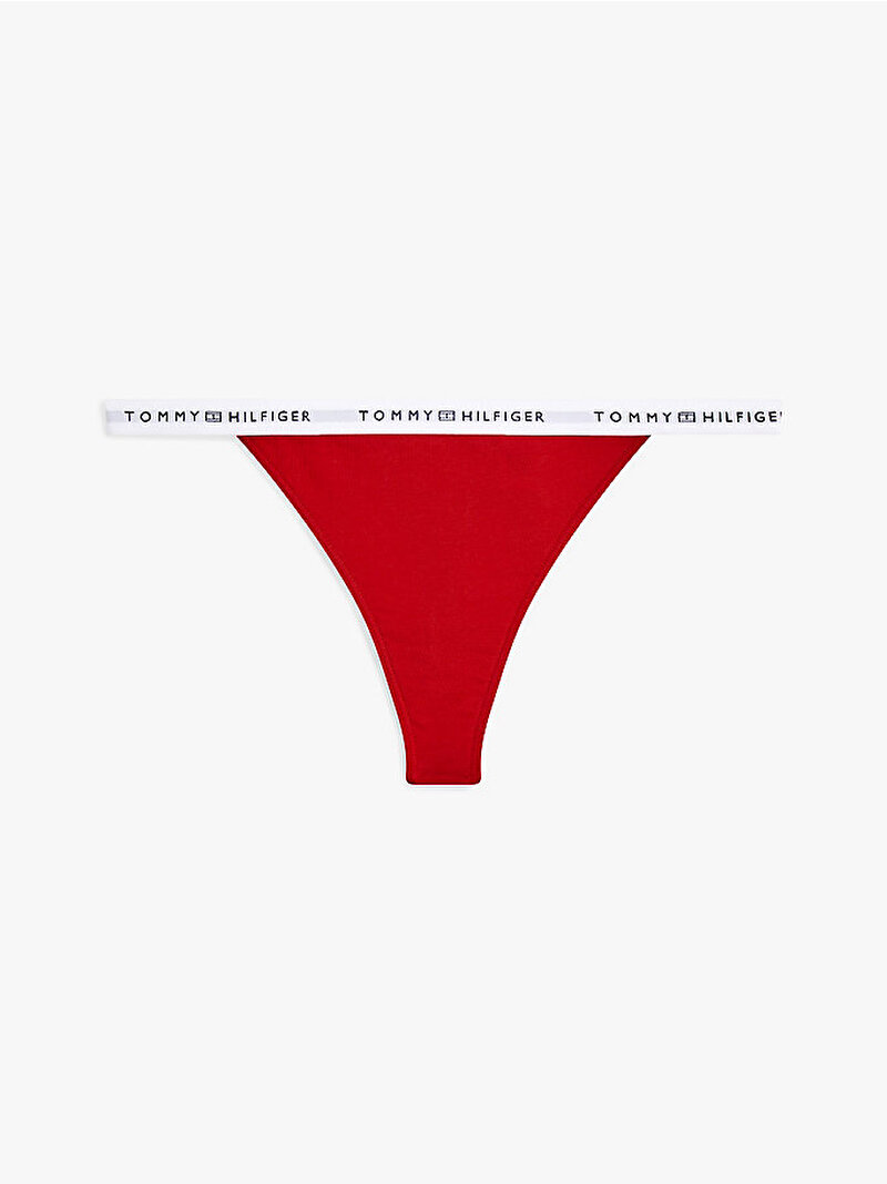 Kadın Cotton Tanga Siyah UW0UW06228BDS