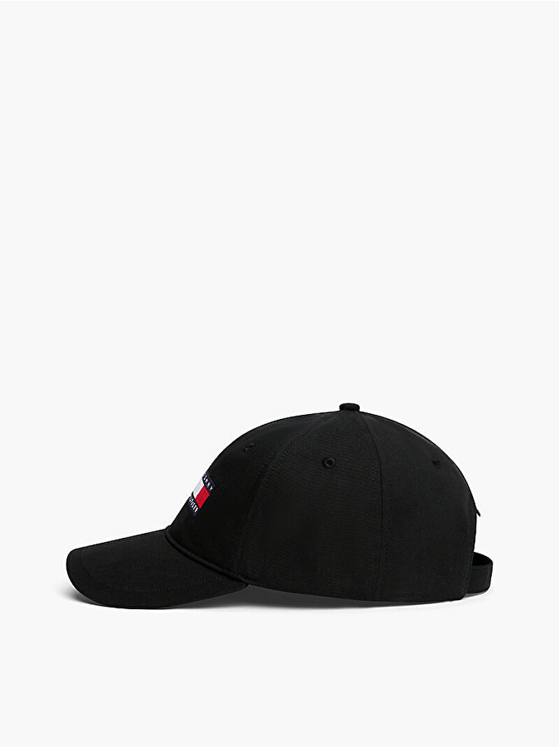 Unisex TH X CF1 Logo Şapka Siyah AU0AU02082BDS