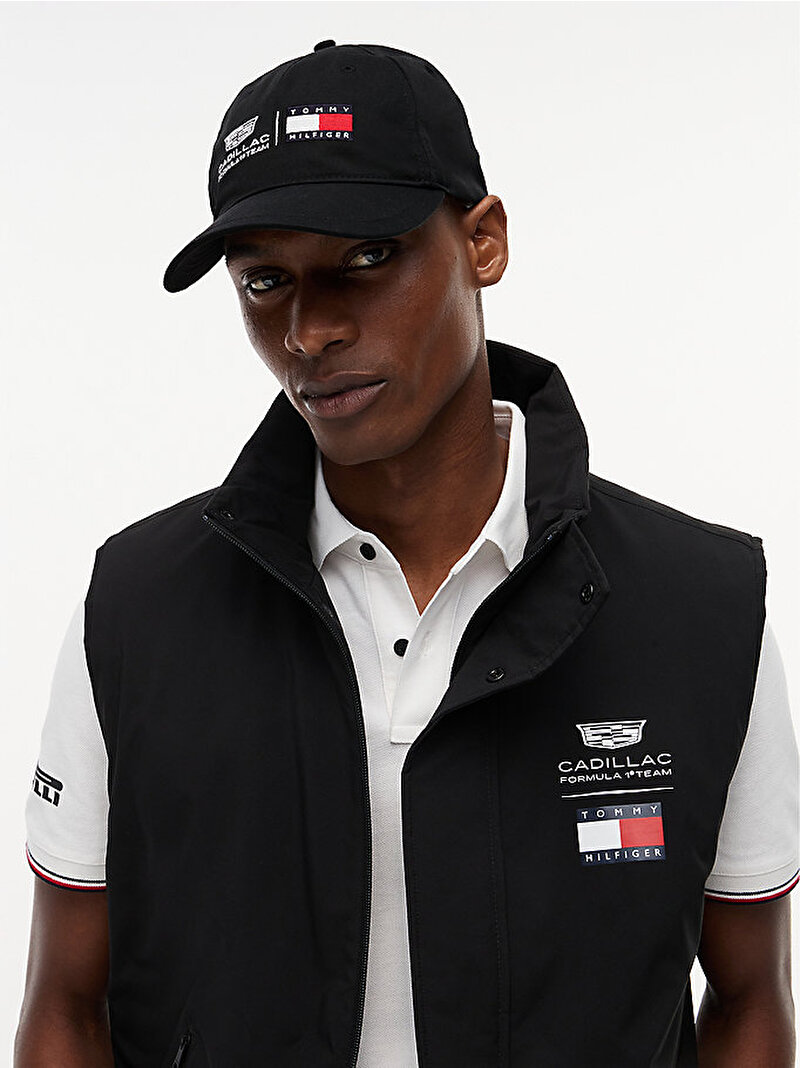 Unisex TH X CF1 Logo Şapka Siyah AU0AU02082BDS