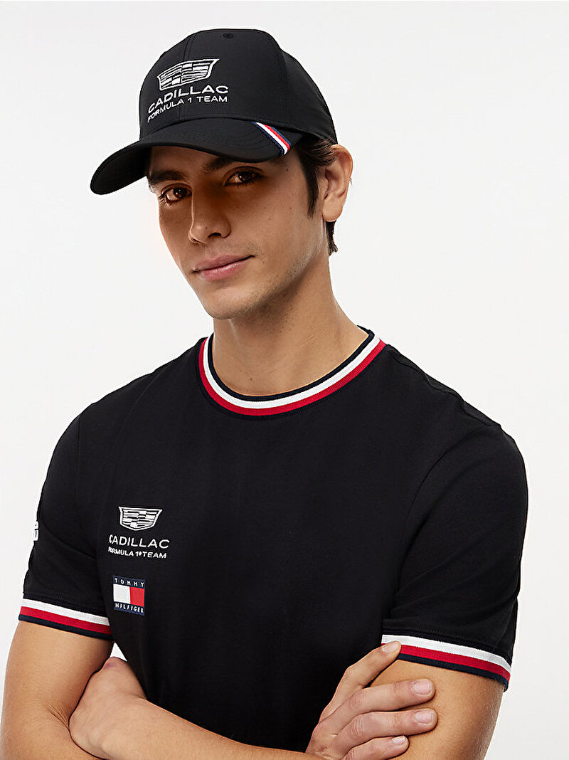 Unisex TH X CF1 Replica Şapka Siyah AU0AU02093BDS