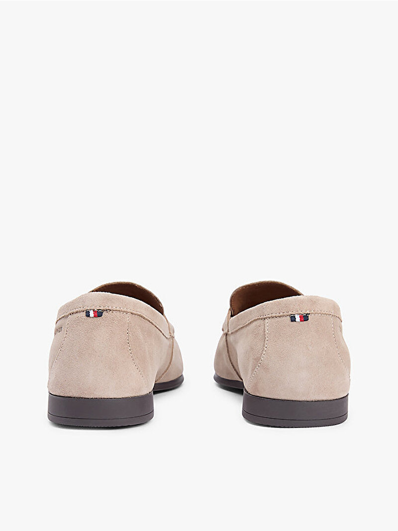 Erkek Flexible Slim Süet Loafer Bej FM0FM05745AFE