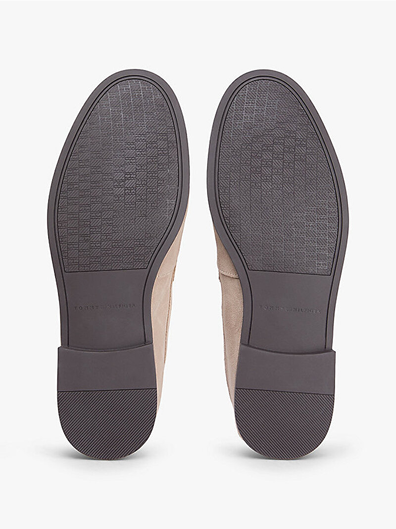 Erkek Flexible Slim Süet Loafer Bej FM0FM05745AFE