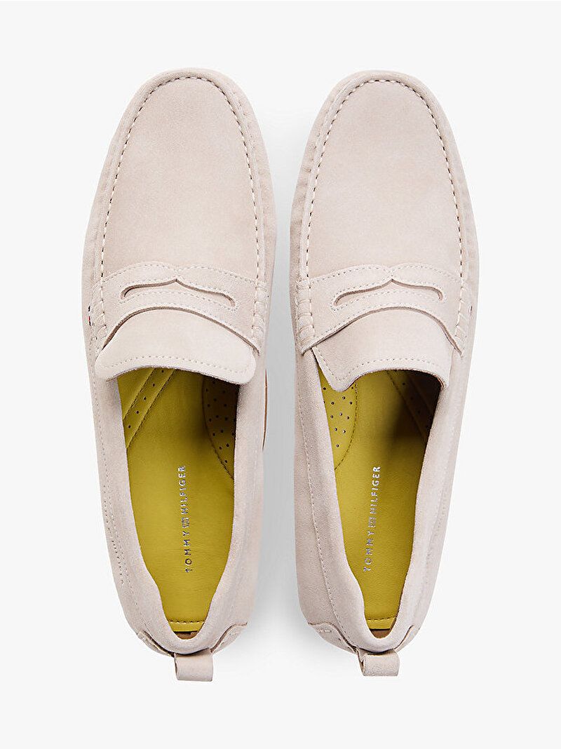 Erkek Core Hilfiger Süet Loafer Bej FM0FM05789ACI