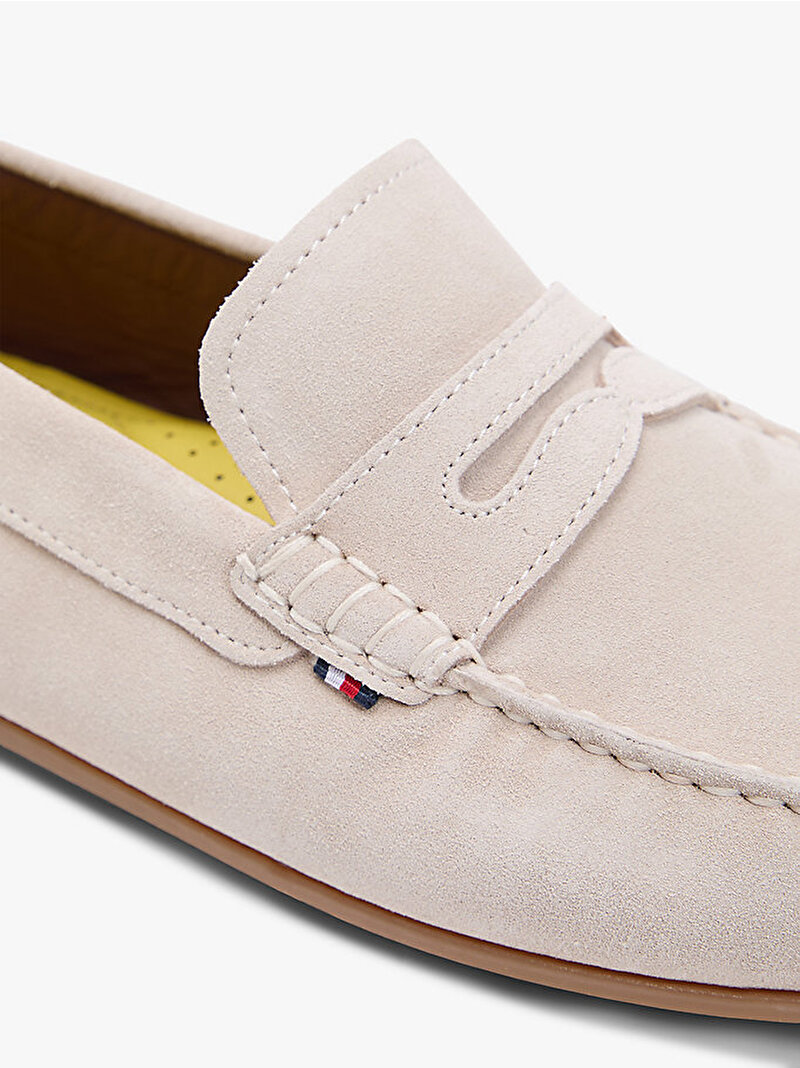 Erkek Core Hilfiger Süet Loafer Bej FM0FM05789ACI