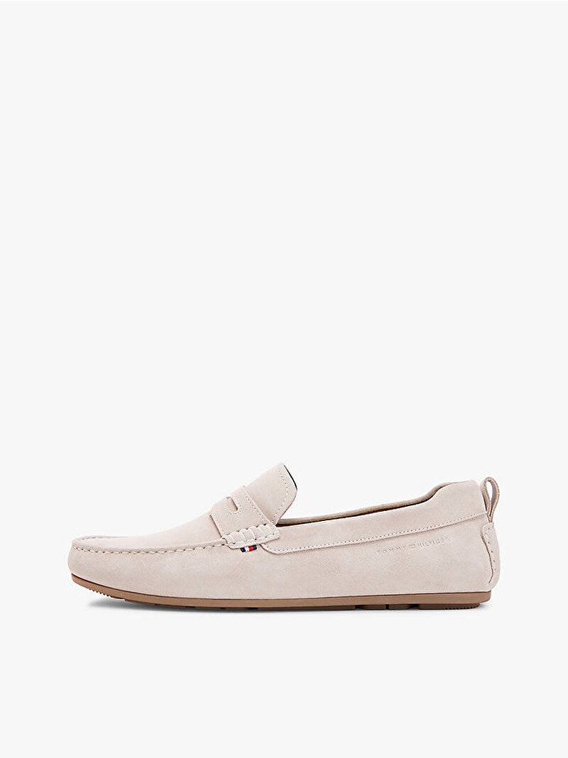 Erkek Core Hilfiger Süet Loafer Bej FM0FM05789ACI