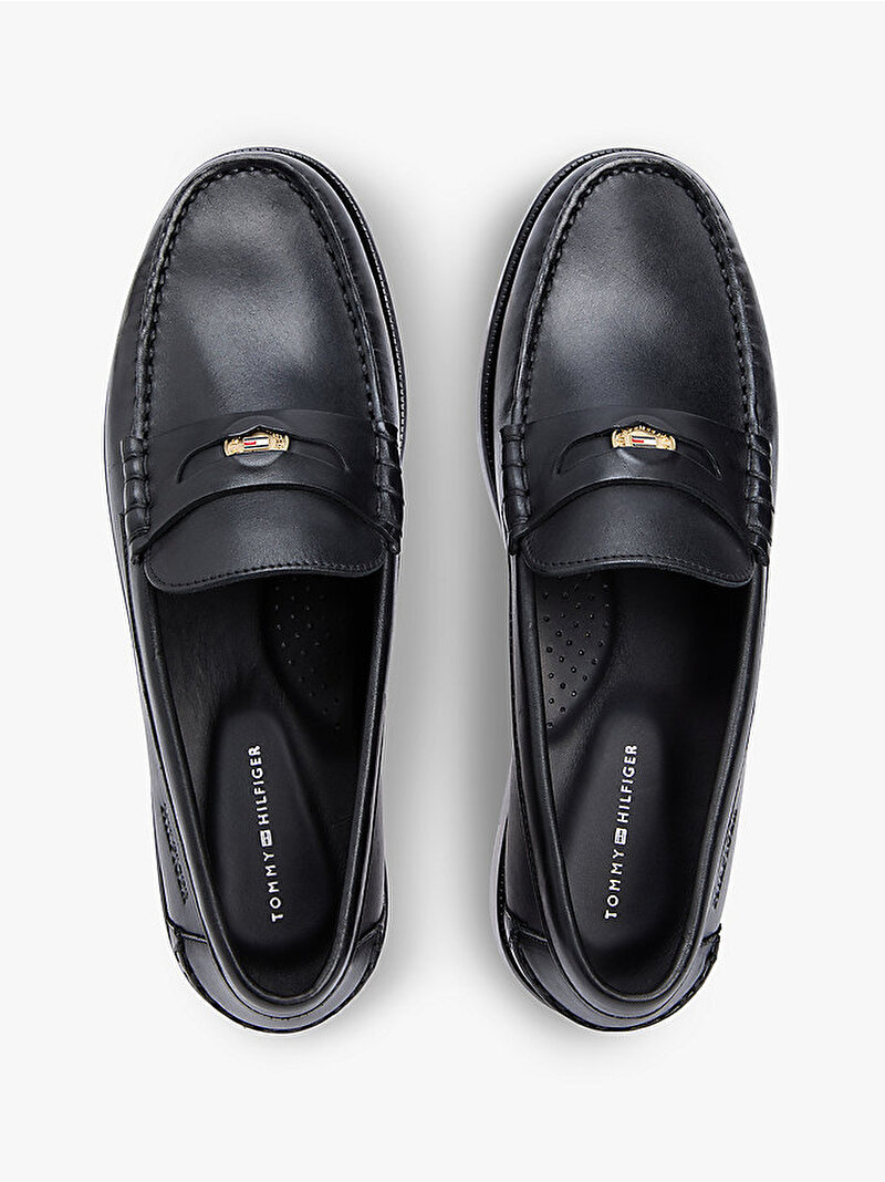 Erkek Hilfiger Penny Crust Loafer Siyah FM0FM05836BDS