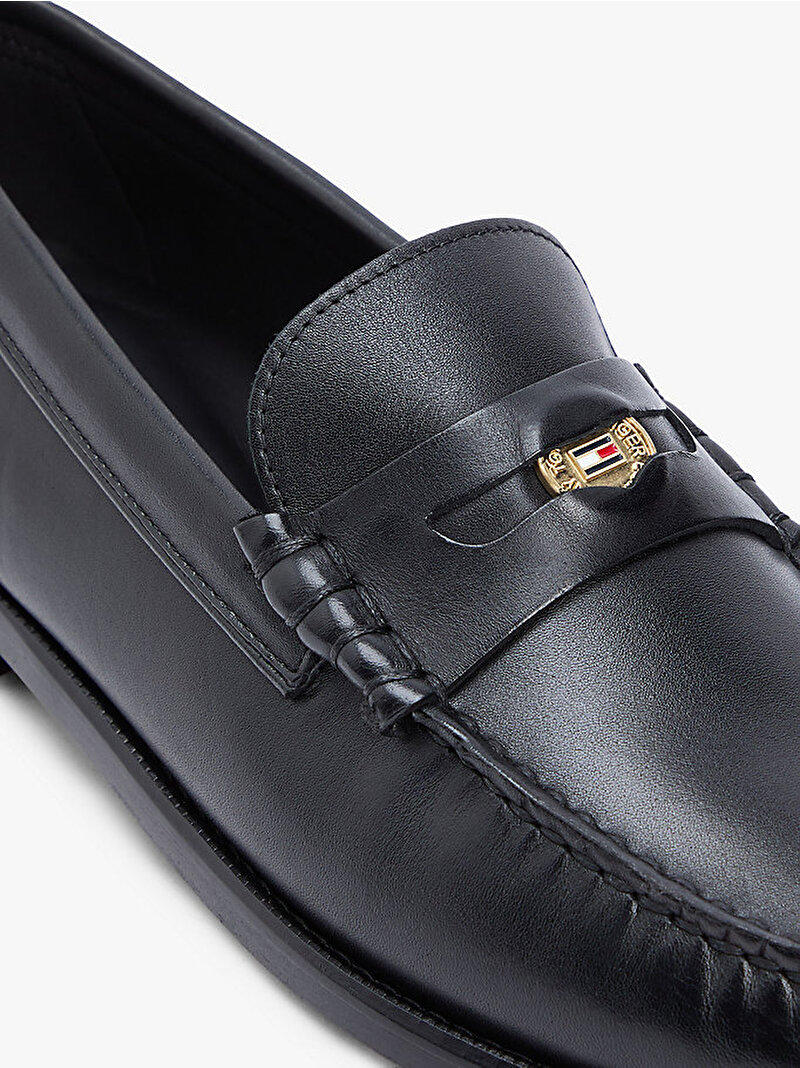 Erkek Hilfiger Penny Crust Loafer Siyah FM0FM05836BDS