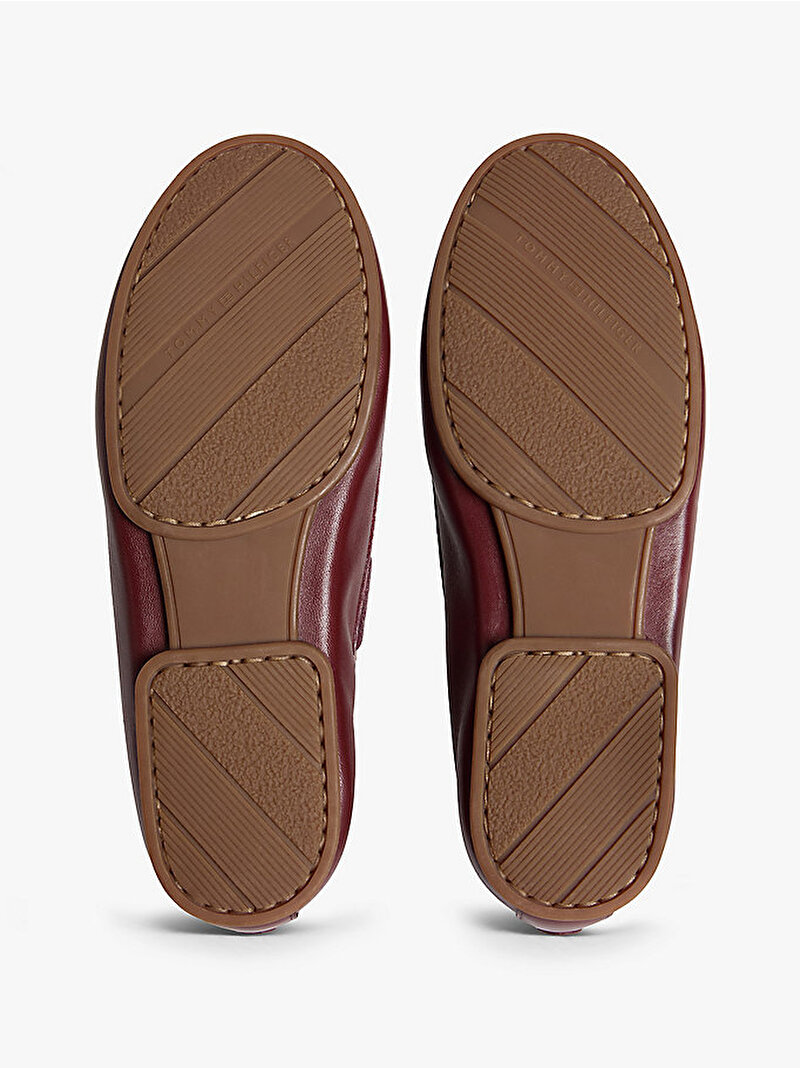 Kadın TH Sleek Leather Loafer Kırmızı FW0FW09148GNY