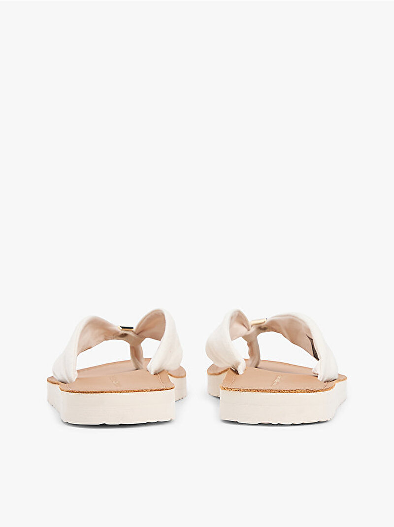 Kadın TH Leather Footbed Summer Terlik Bej FW0FW09194AEO